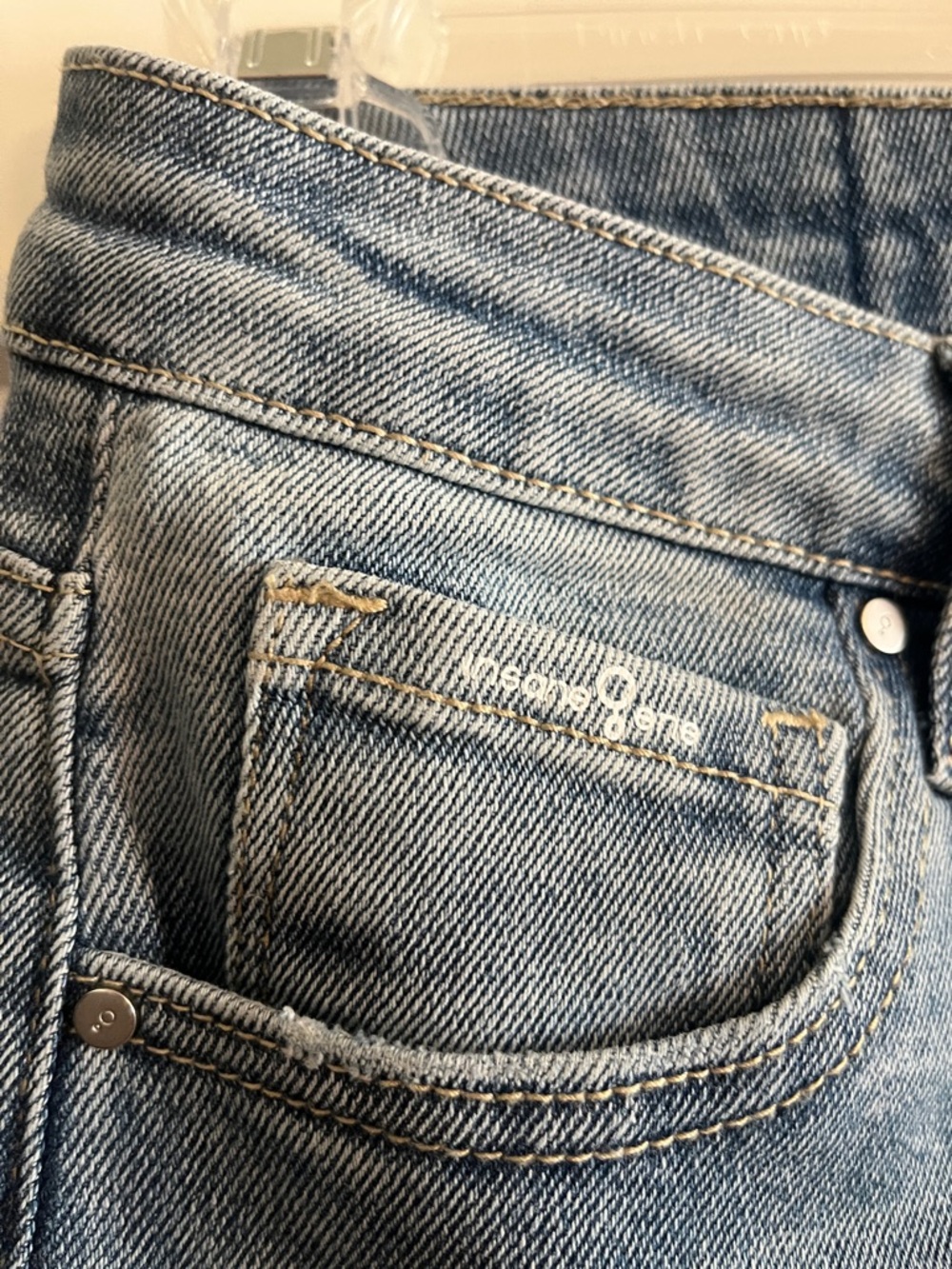 Insane Gene Cropped Ankle Jeans in Light Blue - Picture 3 of 9
